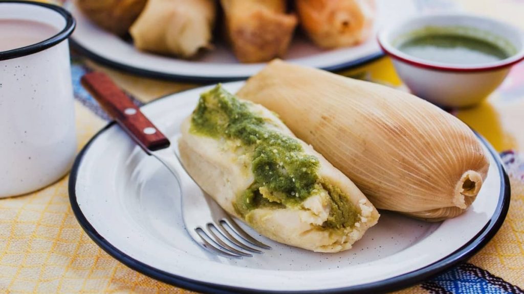 Green Corn Tamales with Prepared Masa