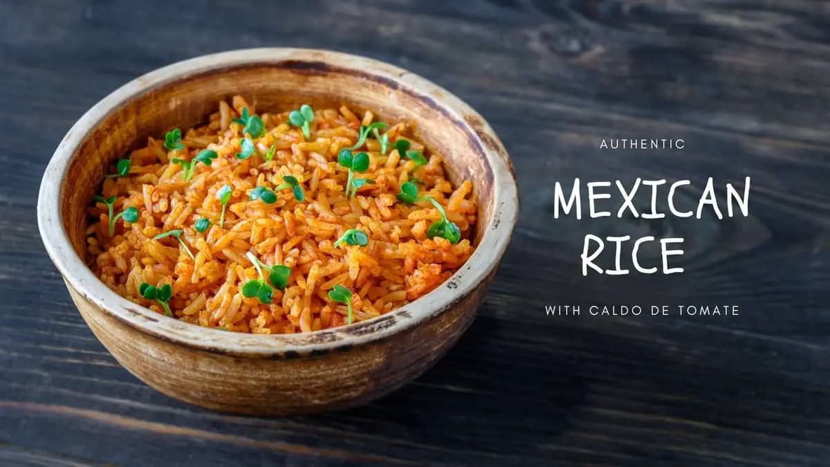 Authentic Mexican Rice With Caldo De Tomate