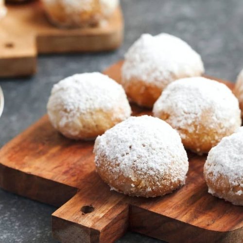 Mexican Wedding Cookies With Cinnamon Sugar