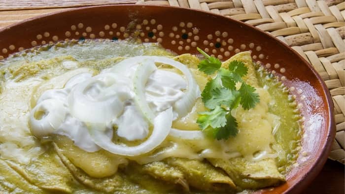  When did enchiladas originate?