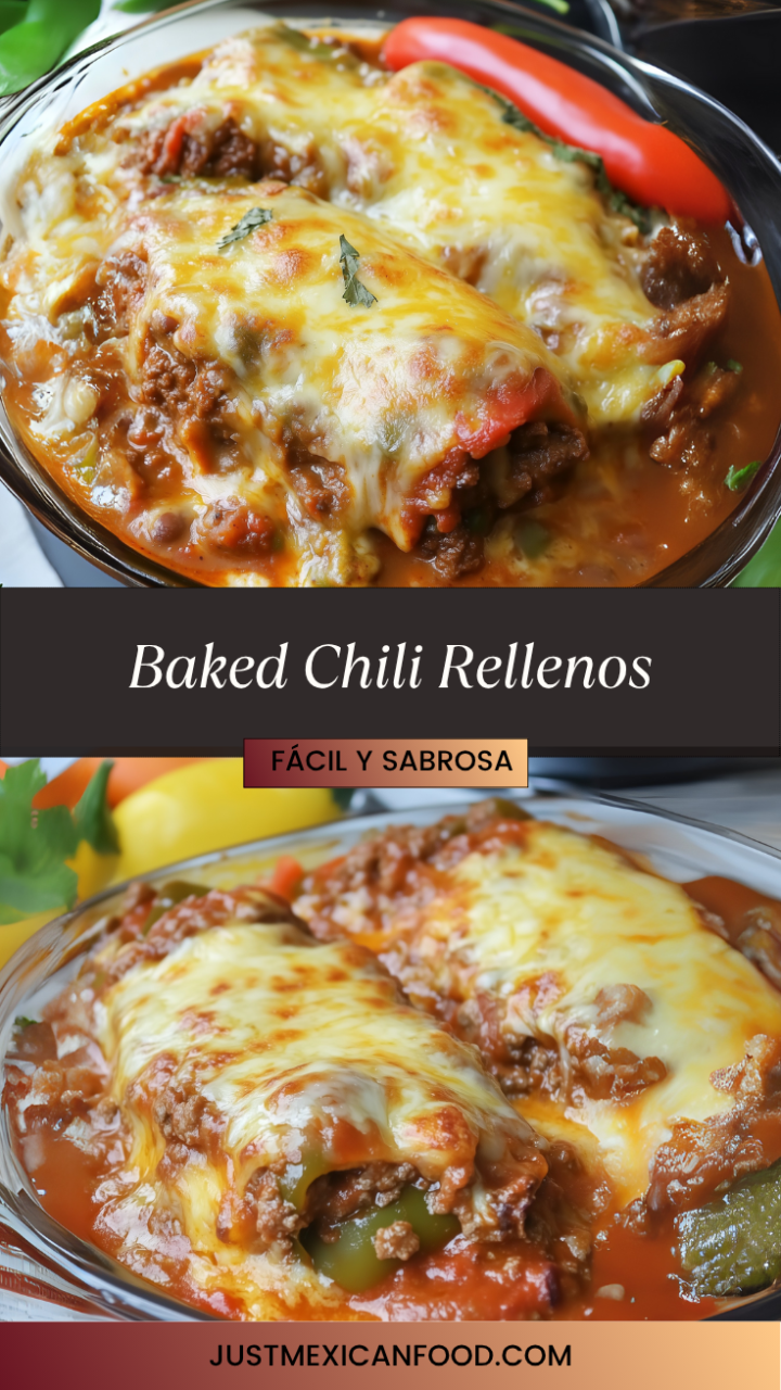 Baked Chili Rellenos – JustMexicanFood