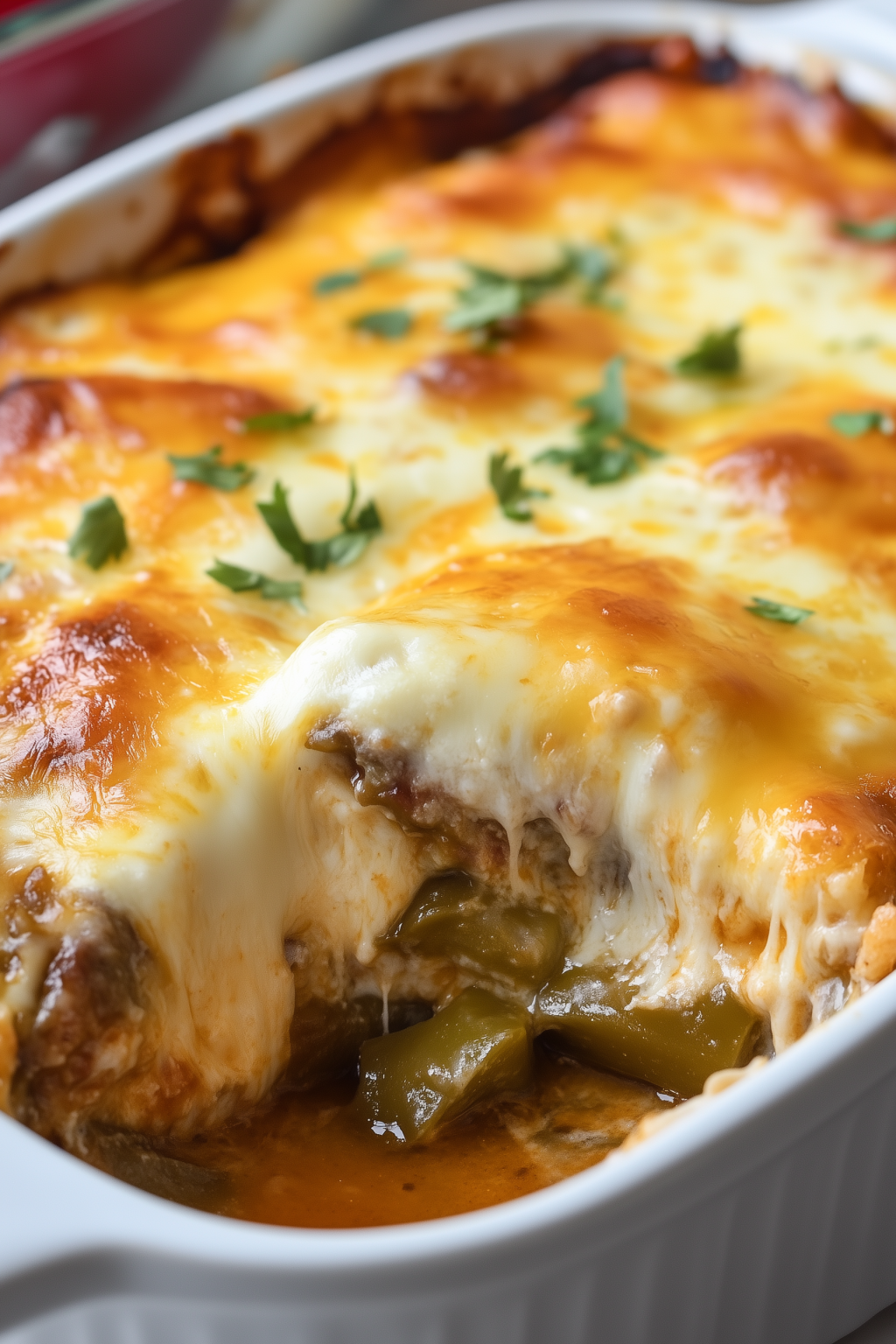 Chile Rellenos Casserole - Just Mexican Food