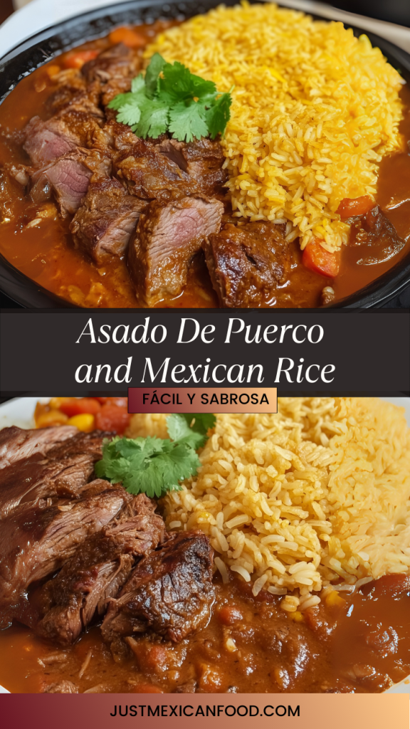 Asado De Puerco and Mexican Rice – JustMexicanFood